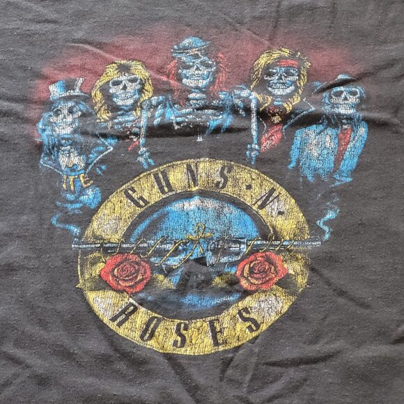 Medium Vintage Guns n Roses Graphic Concert T Shirt Bravado - Picture 2 of 8